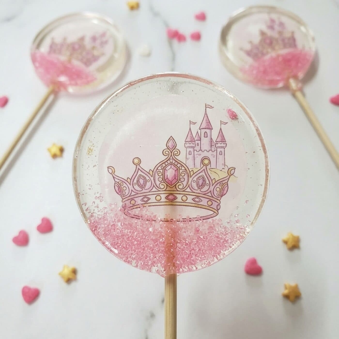 Pirulito de festa infantil tema Princesas — JUST! Amor e Sabor