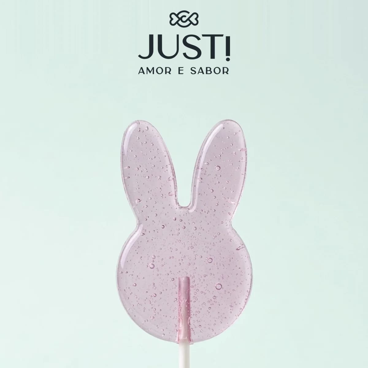 Pirulito Coelhinho — JUST! Amor e Sabor