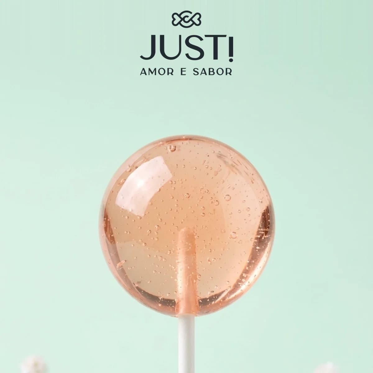 Pirulito Esférico — JUST! Amor e Sabor